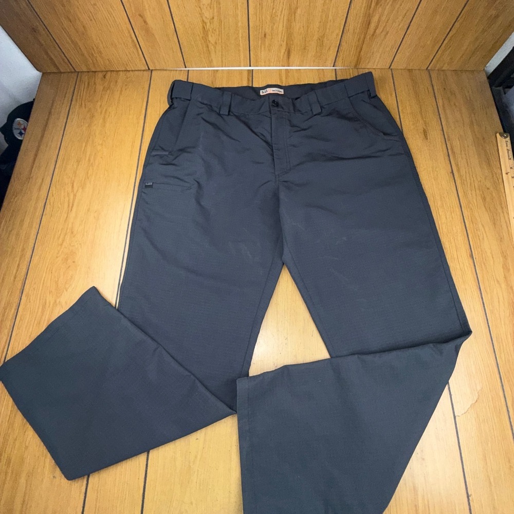 5.11‎ Tactical Fast-Tac Urban Pants Mens 42x34 Charcoal Grey Ripstop 74461-018